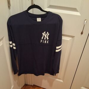 Victoria Secret Pink NY YANKEES Sweat Shirt XS